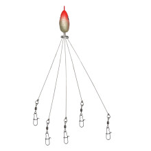 Umbrella Fishing Rig Kit Set Wear Resistant Fishing Rigs Kit for Bass Crappie Walleye Pickerel Trout Perch
