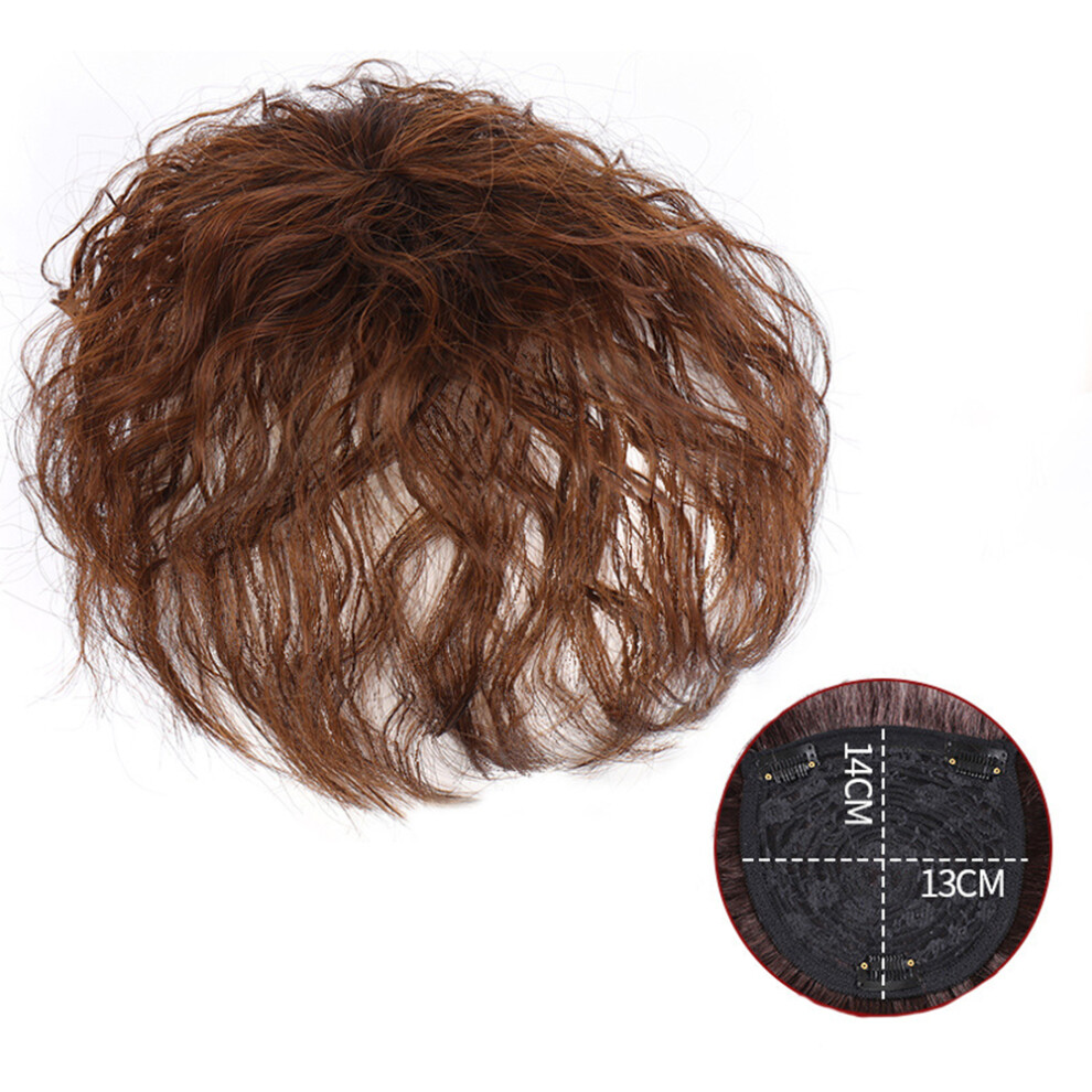 Penghui-Toys (Light Brown, Incremental Payment) Short Curly Wig Piece For Ladies