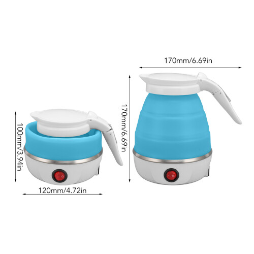 Bouilloire électrique pliable 600ml portable 600W 1