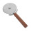 Metall Pizzaschneider Holzgriff Glattes 1
