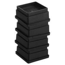 4Stk Schwarze Gummi Möbelheber Bettlifte Rutschfeste Möbelerhöhung
