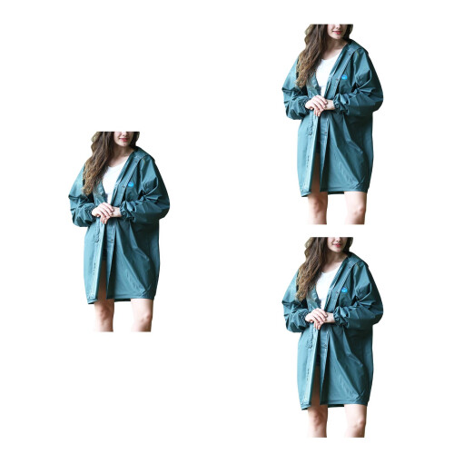 3Stk Blaue Regenjacken Mit Für Erwachsene 1