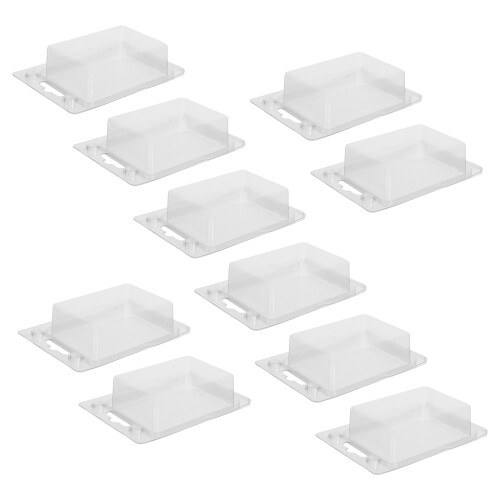 20Pcs Clear Plastic Blister Storage Container Reusable Organizer Case 1