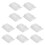 20Pcs Clear Plastic Blister Storage Container Reusable Organizer Case 3