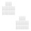 20Pcs Clear Plastic Blister Storage Container Reusable Organizer Case 7