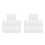 20Pcs Clear Plastic Blister Storage Container Reusable Organizer Case 9
