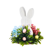 Décorations de table en bois en forme de lapin de Pâques – Décoration pour les fêtes de printemps et de Pâques, décoration