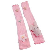 Gebreide vingerloze handschoenen uit de jaren 2000 voor feestjes, nonchalante armmouwen, armwarmers, feestkleding, armbedekking voor cosplaykostuums.