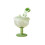 Vaso con pajita antiderrame, base alta, 180 ml, resistente al calor. 1