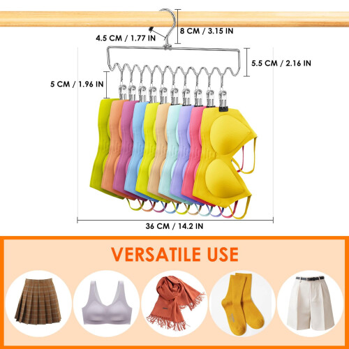 Metal Legging Hangers with Non-Slip Clips2-Pack 1