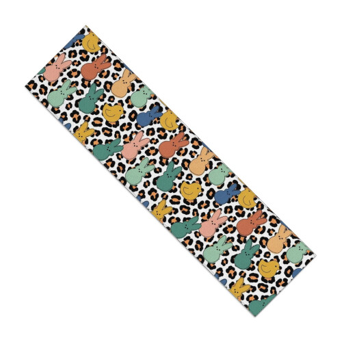Caminho de mesa em imitação de linho, 33 x 122 cm