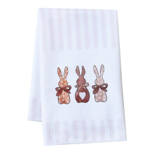 Torchon de cuisine Lapin de Pâques 27,5 x 17,7 pouces