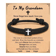 Bracelet Carte de vœux Message personnalisé pour les êtres chers