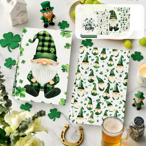 Absorberende polyester schoonmaakdoek 66x45cm groen