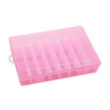 Boîte de rangement en plastique à 24 compartiments
