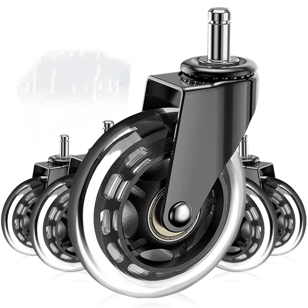 5-Pack 3" Heavy Duty Swivel Caster Wheels For Creeper Cart Â Compatible With Creeper Service Cart, Quiet 360, Safe For Hardwood & Carpet 9071309057706