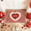 Tapete de porta em PVC em formato de coração, vermelho, 45 x 76 cm (18 x 30 polegadas) 1