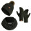 Strickmütze, Schal und Handschuhe für Damen (Set) 1