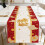 Horse Year Table Runner Linen Festive Decoration 1 Pack 4