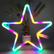 Neon Night Light, LED Neon Signs Night Light Star Neon Lights Neon Lights for Kids Bedroom Battery USB Operated