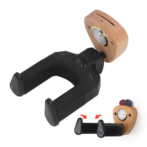 Supporto da parete per chitarra con legno di faggio e ferro