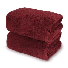 Super Soft, Highly Absorbent & Quick-Dry Bath Sheets (2PC, 13.8"x27.5"), Machine Washable Gym/Workout Towels