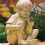 Kid with Solar Fireflies Garden Statue1pc 1
