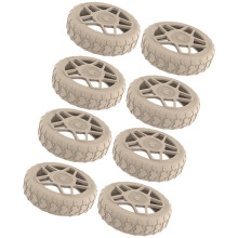 Protetores de rodas de bagagem em silicone, conjunto de 8 peças.
