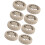Ensemble de 8 protections de roues de valise en silicone 1