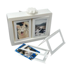 12-Slot Rotating Photo Album with 360 Flip Design, Personalized 3D Flip Book Frame for 12 Photos