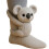 Chaussettes Koala en maille coton chaud d'hiver unisexe 4