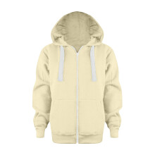 Kapuzenpullover mit Reißverschluss in Unifarbe für Jungen und Mädchen (11–12 Jahre) – Warme, lässige Oberbekleidung mit Tasche, geeignet für
