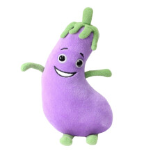 Peluches de légumes colorés : aubergine, piment, maïs, tomate, carotte, pomme de terre – Cadeaux sensoriels pour anniversaire, Pâques,