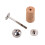 Bouchon De Liège Flute Durable Bois Multi Usage Avec Couronne 4