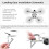Lightweight ABS Airdrop System for MINI 4PRO Drone, 150mAh Battery 14