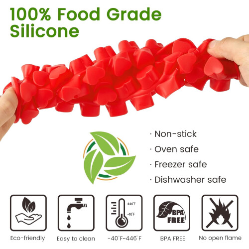 Moule à bonbons carré en silicone 252 cavités 2