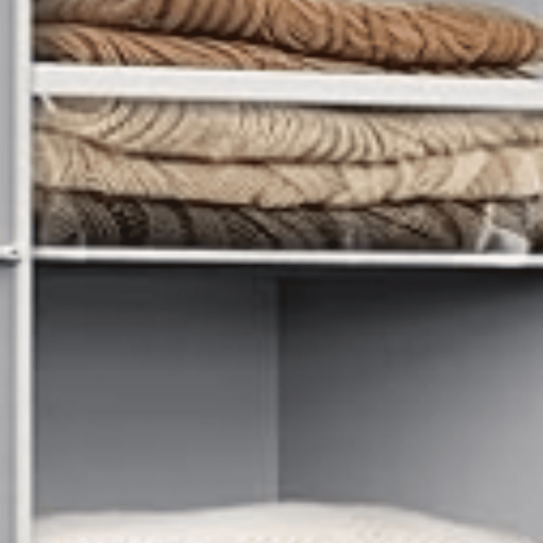Simple Houseware 3 Shelf Hanging Closet Organizer with Front Stopper, Gray 1