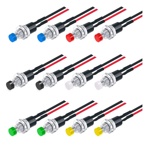 Μίνι στιγμιαίος διακόπτης SPST1A250V AC6 τεμάχια 1