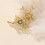 Broche de rena com strass para mulheres 5
