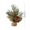 Mini Christmas Tree with Red Berries and Pine Cones 11.8 3