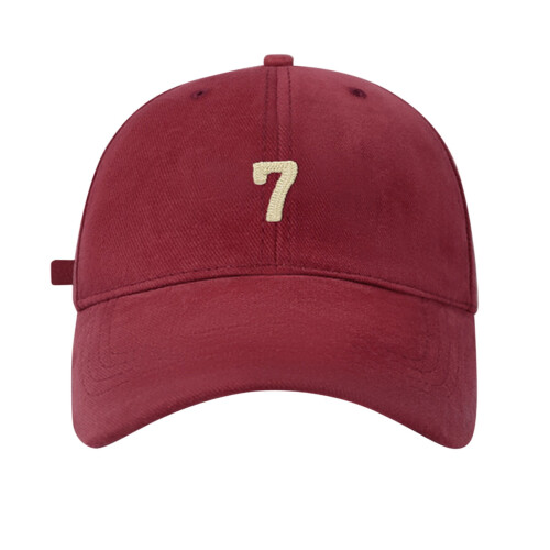 Gorra de béisbol Numeric7Print Soft Top Roja Talla Única 1