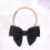 Schwarze Babys Haaraccessoires Langlebig Kopfband Mit Schleife 5