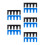 10Stk Universaler Badminton Saitenschutz Und Saitenspanner 9