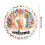 Round Easter Bunny Welcome Mat Absorbent Non-Slip 40 60 80 3