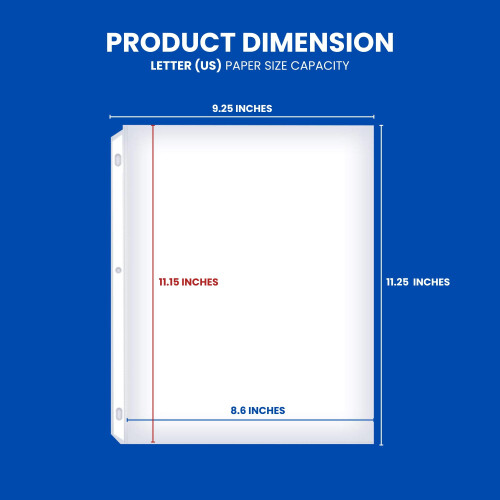 Sheet Protectors Heavy Duty 8.5"x11" 50-Pack 1