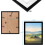Cornice portafoto nera da 12x13 pollici con plexiglass 3