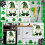 Pano de prato multiuso absorvente 26x18 polegadas verde 5