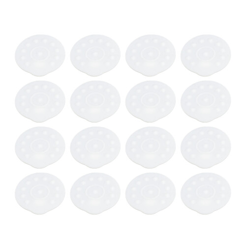 16pcs Silicone Breastpump Diaphragm Replacement Membrane White 1
