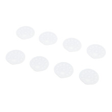 16 pièces de membranes de rechange en silicone pour la chambre à diaphragme de pompe mammaire, blanc