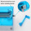 Portable Mini Paper Shredder, ABS, Strip Cut, 22.9cm Entry 5